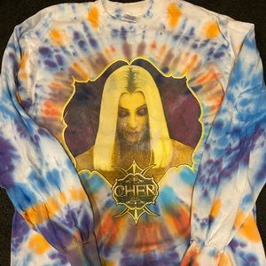Cher- Tie Dye The Farewell Tour- Large Long Sleeve.